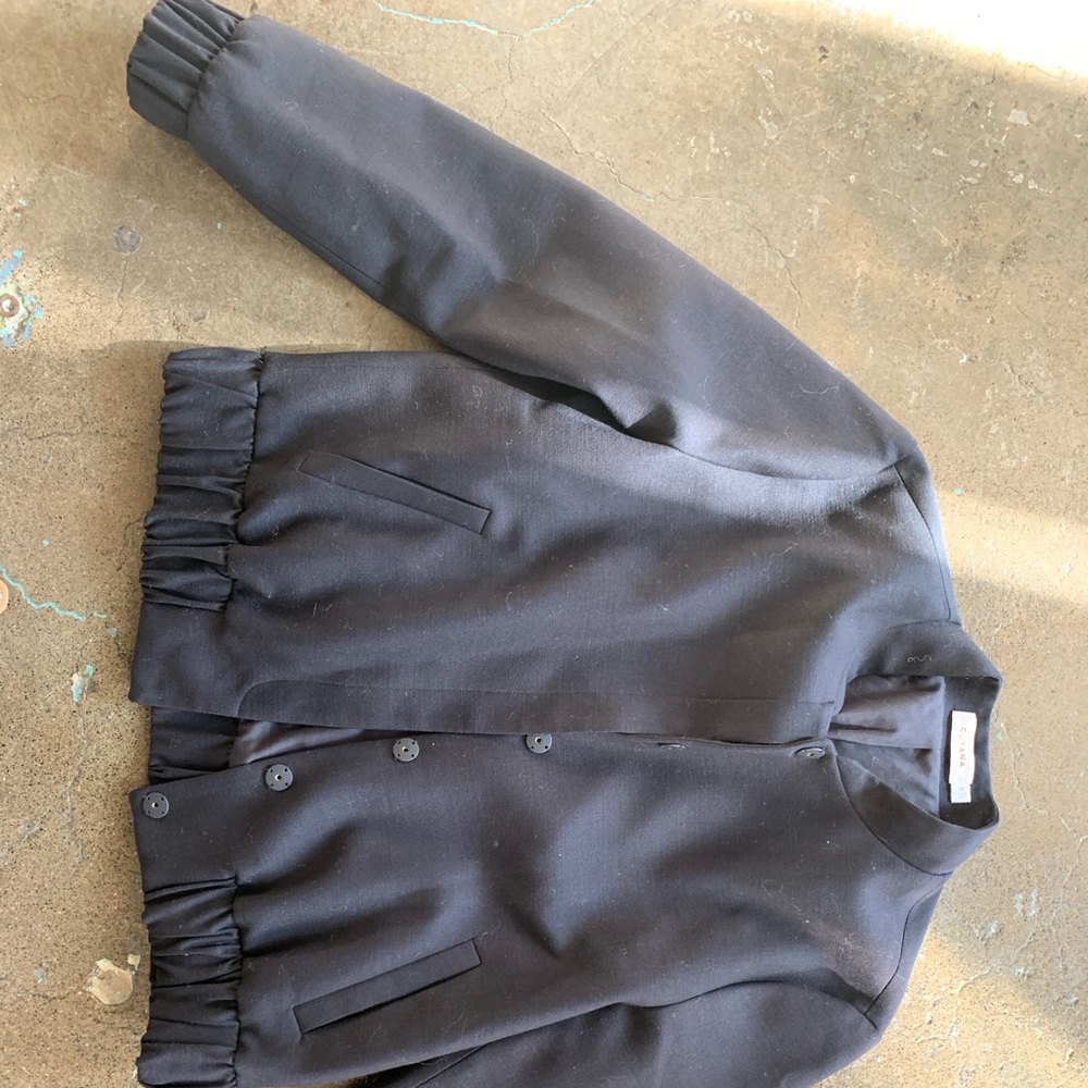 Cuyana wool bomber jacket